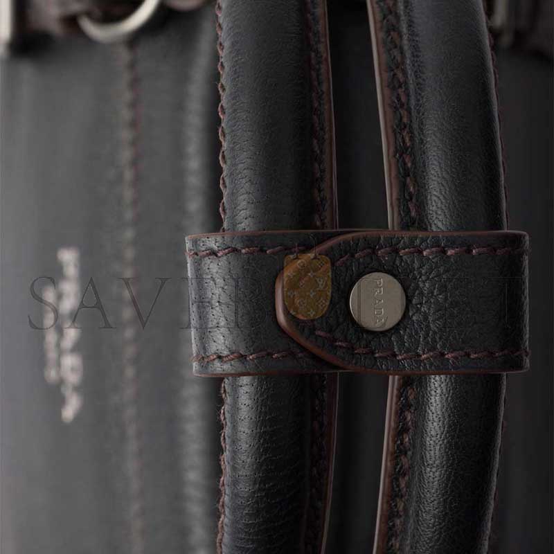 PRADA LARGE LEATHER TOTE BAG 1BG604 (35*22*11cm)